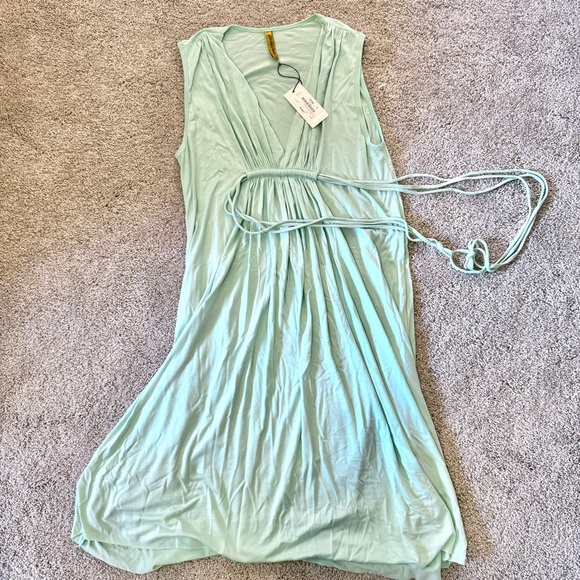 Rachel Pally - Women’s NEW (L) Mint Seafoam Caftan Cabana Dress - Picture 1 of 3